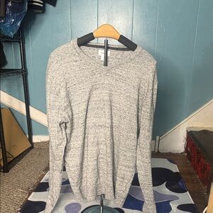 Old Navy Light Heather Gray Crewneck Sweater